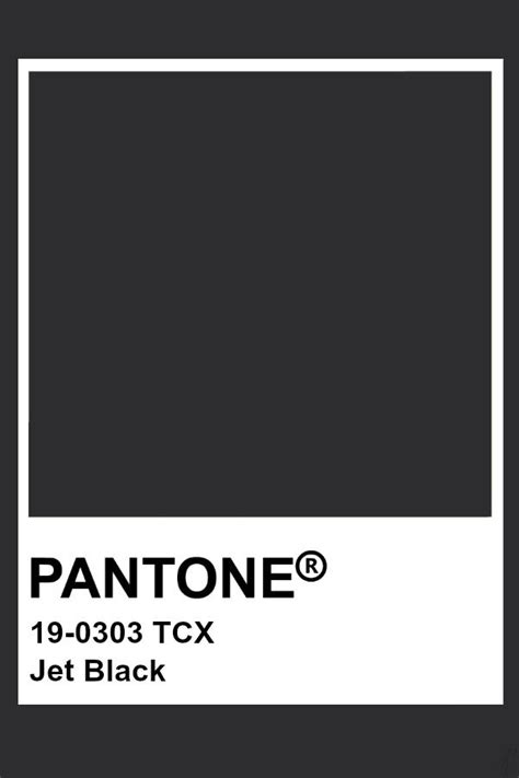 pantone jet black.